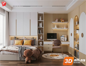 Children Room Scenes Skp FIles 